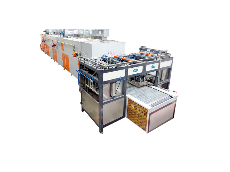 Línea de producción completamente automática de empaques industriales